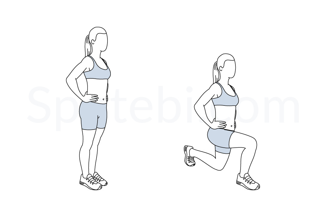 lunges exercise illustration