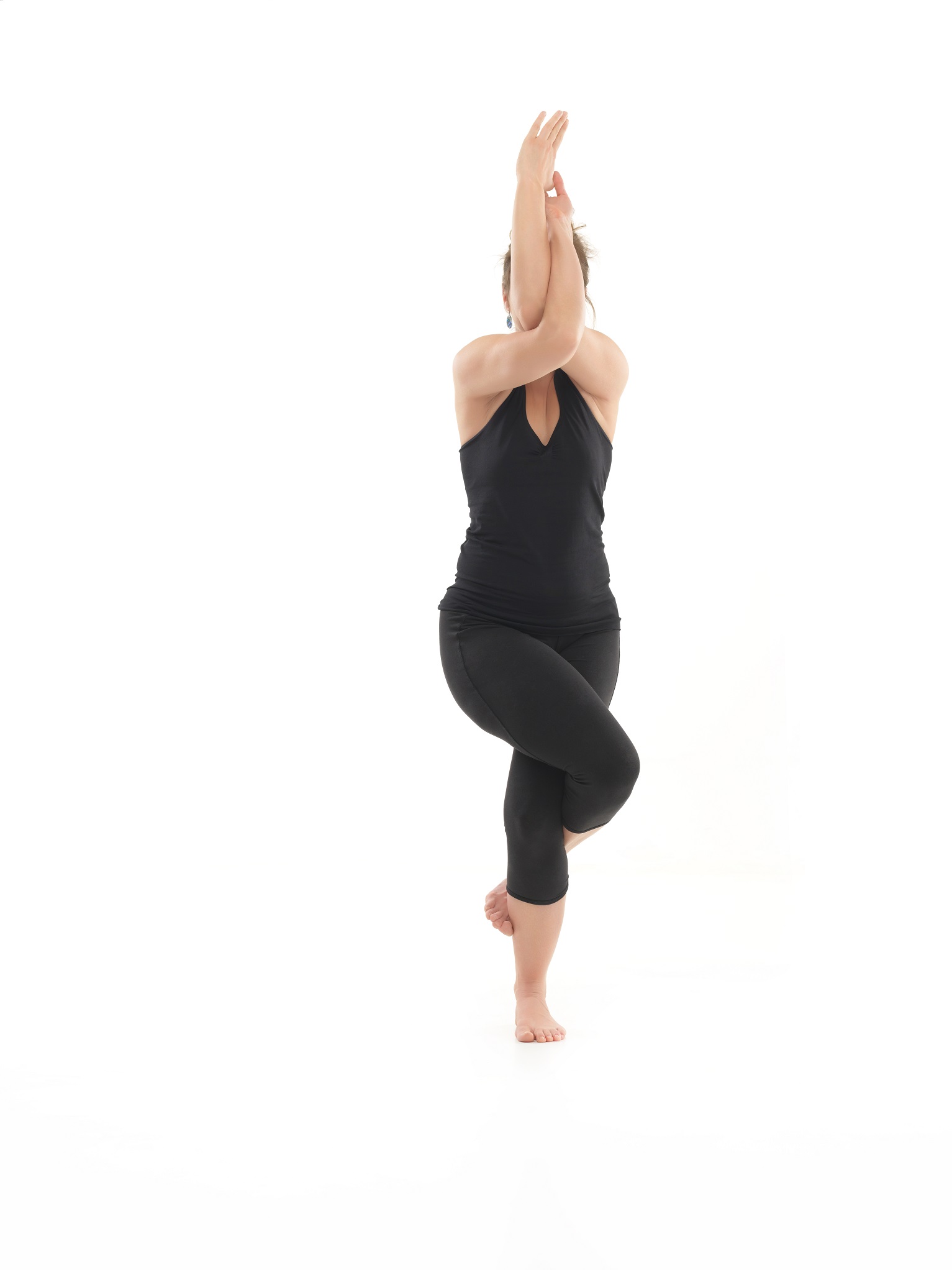balance yoga pose demonstration