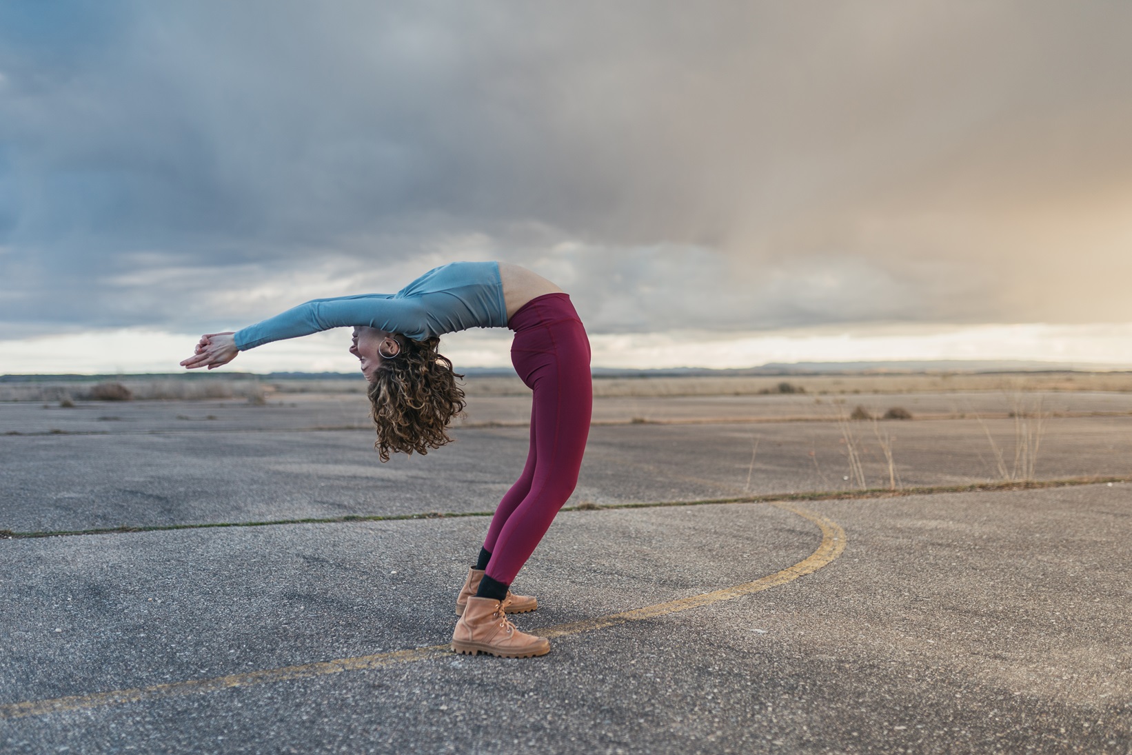 yoga outdoors 