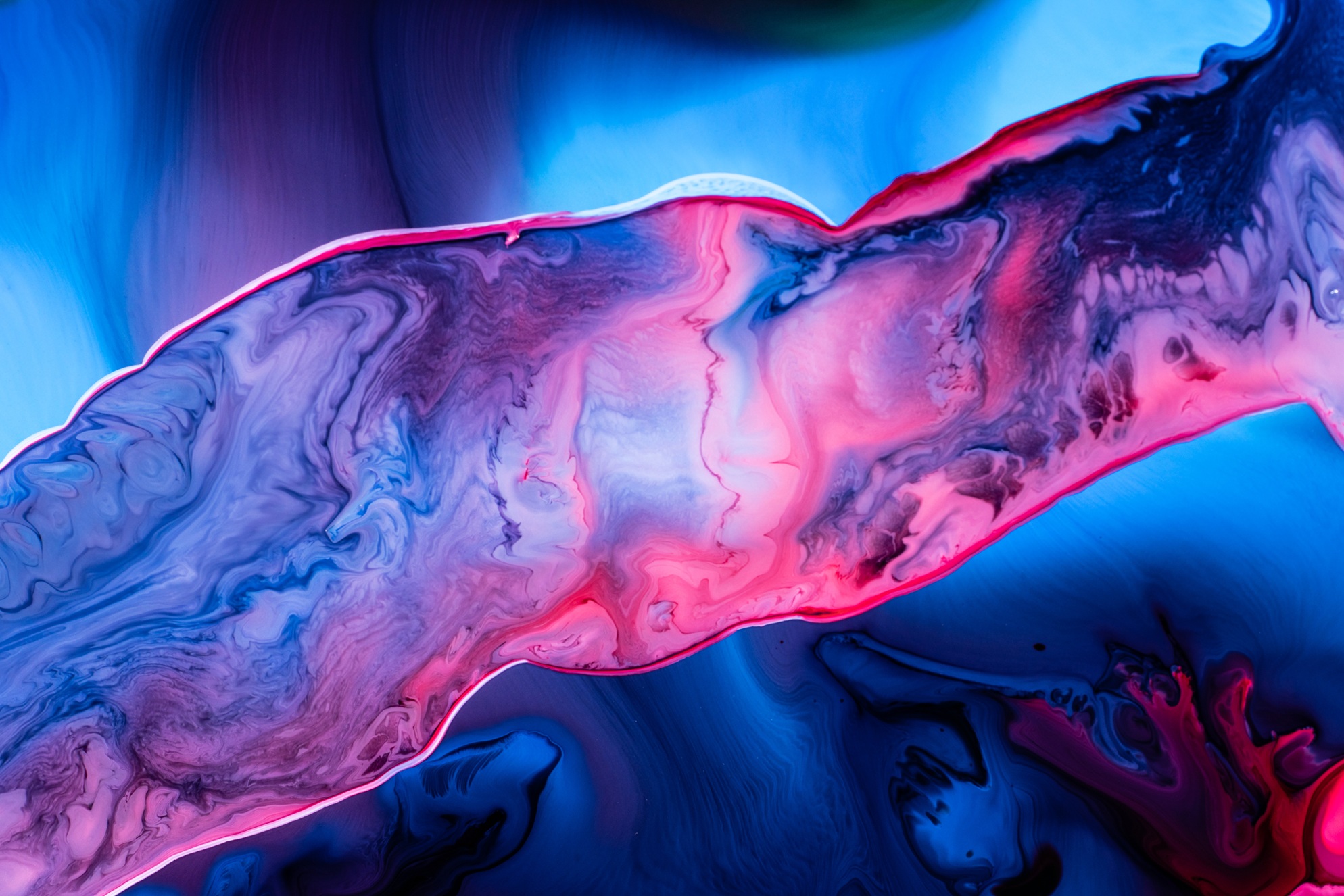 abstract flow of liquid paints in mix 2026